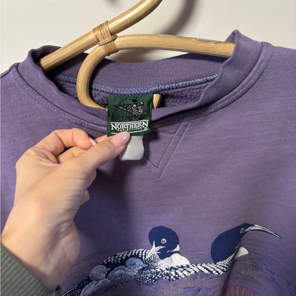 Vintage Northern Reflections Loon Sweater - Picture 2 of 3